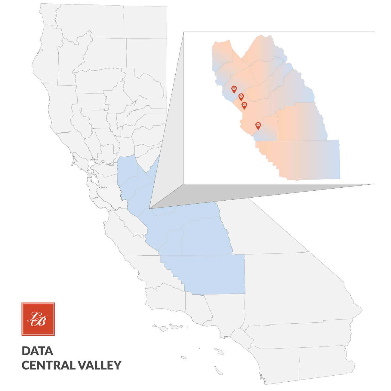 central valley map